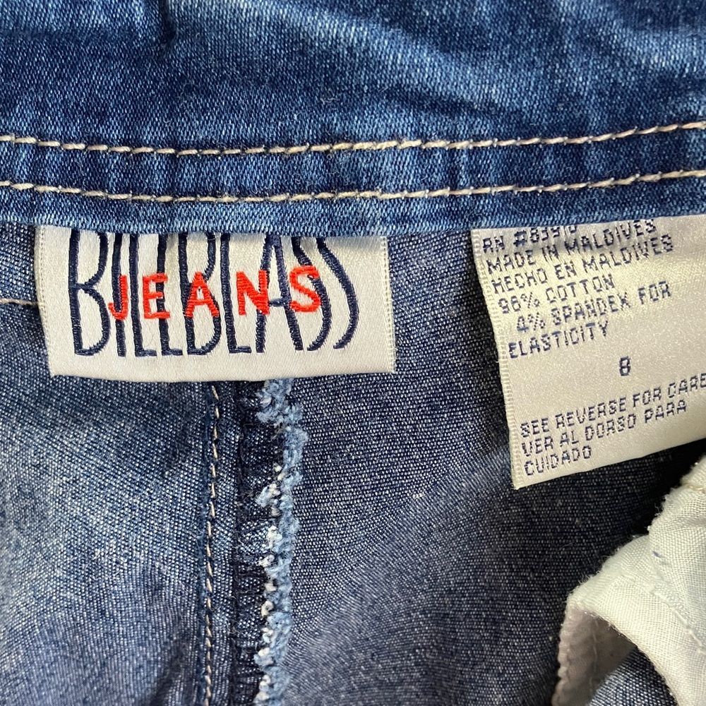 Bill Blass Women's Straight Leg Blue Jeans - Picture 4 of 7